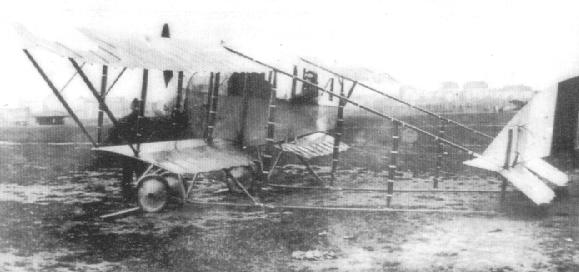 Caudron z Francuskiej Szkoły Pilotów, Mokotów Warszawa 1919