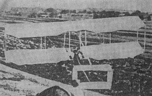 Szybowiec podczas lotów w Klarysewie w 1912 roku