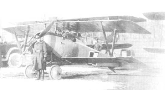 Nieuport 17C1 (nr 4233) w dyspozycji Dowdztwa Dywizjonu I Gr. Lotniczej