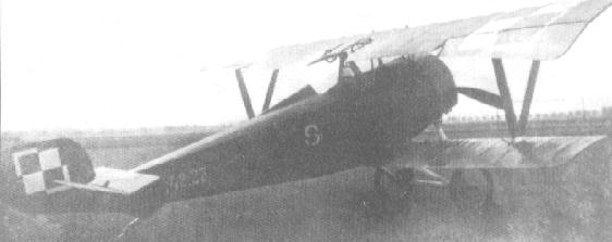 Nieuport 21E1 (nr 4227) w WSP w Grudziądzu, lipiec 1922
