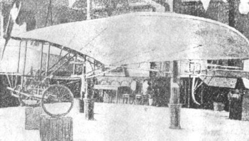 Samolot Rozuma i Bechiny'ego na wystawie w Krakowie w maju 1910 r.