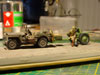 Jeep Willys MB i 45 mm armata ppanc 53-K, skala 1:72