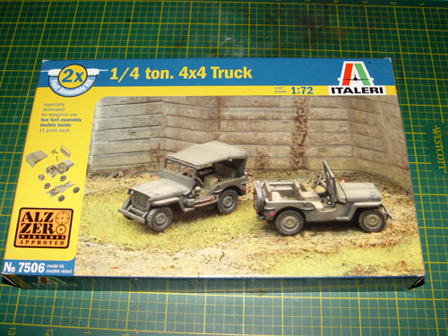 Jeep Willys MB, skala 1:72