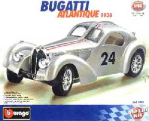 Bugatti Model 57 SC coupe fastback Atlantic, skala 1:24