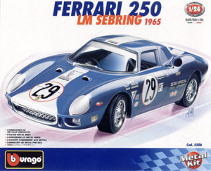 Ferrari 250 LM Sebring, skala 1:24