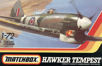 Hawker Tempest Mk.II, Matchbox, skala 1:72
